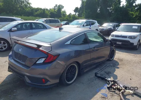 2017 Honda Civic Si из США, поврежденный, VIN 2HGFC3A58HH754723